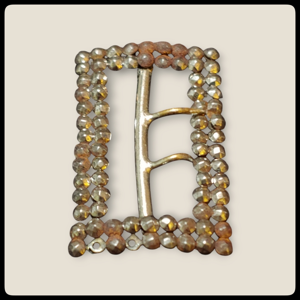 Antique Cut Steel Buckle